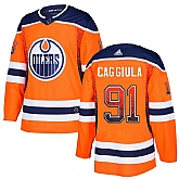 Oilers 91 Drake Caggiula Orange Drift Fashion Adidas Jersey,baseball caps,new era cap wholesale,wholesale hats